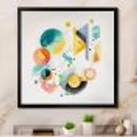 Multi-Color Circular Abstract I Wall Art