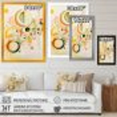 Yellow Multi Shape II Wall Art