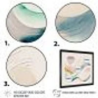 Multi-Color Pastel Waves Wall Art