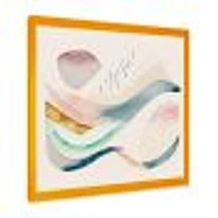 Multi-Color Pastel Waves Wall Art