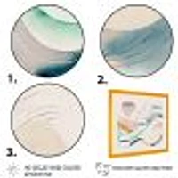 Multi-Color Pastel Waves Wall Art