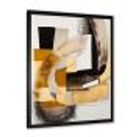 Glam Art Deco Abstract IV Wall