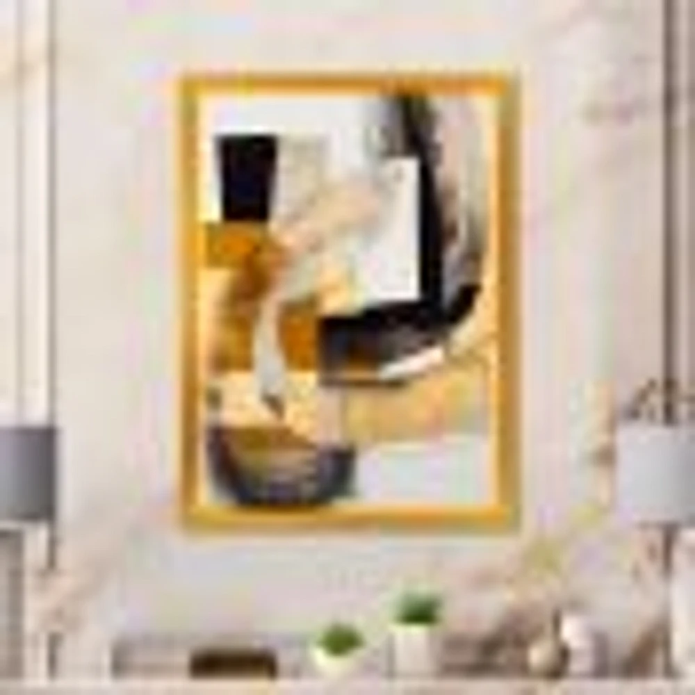 Glam Art Deco Abstract IV Wall