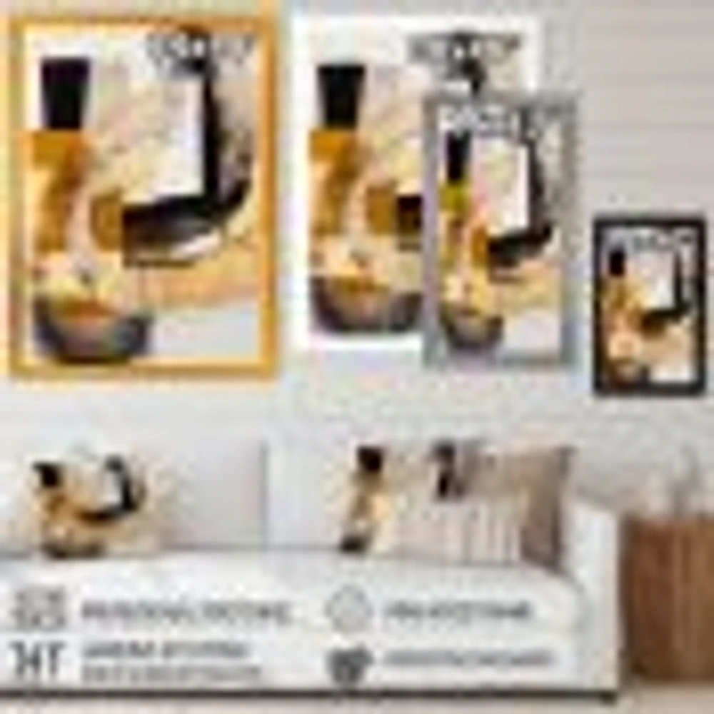 Glam Art Deco Abstract IV Wall