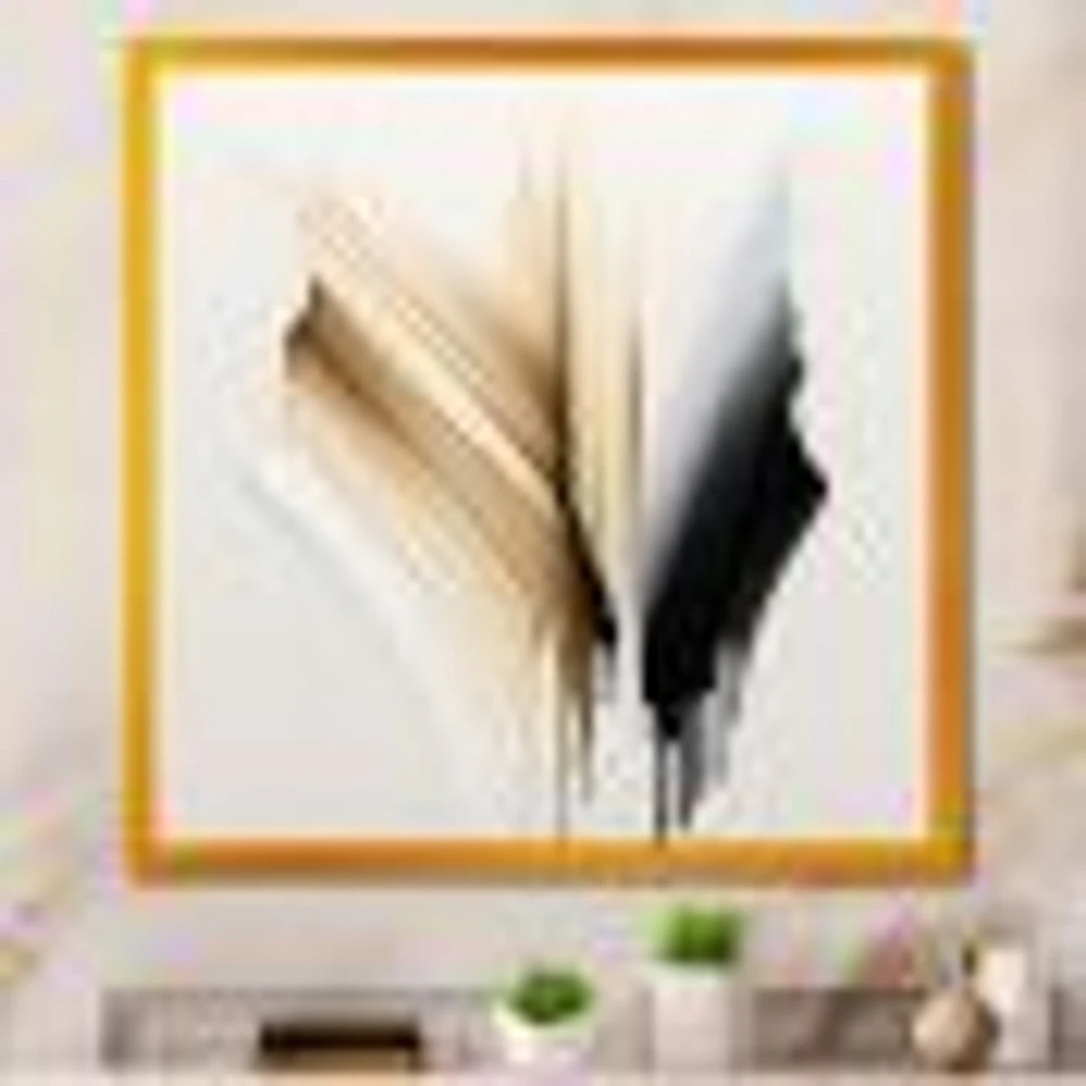 Minimalism Pink And Gold Cubic Fusion IV Wall Art