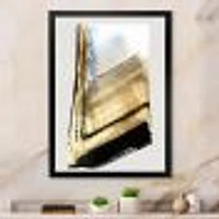 Black And Gold Cubic Expression XI Wall Art