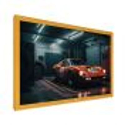 Orange Exotic Car Photography Wall Art