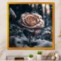 A Blooming Rose Flower Forest Wall Art