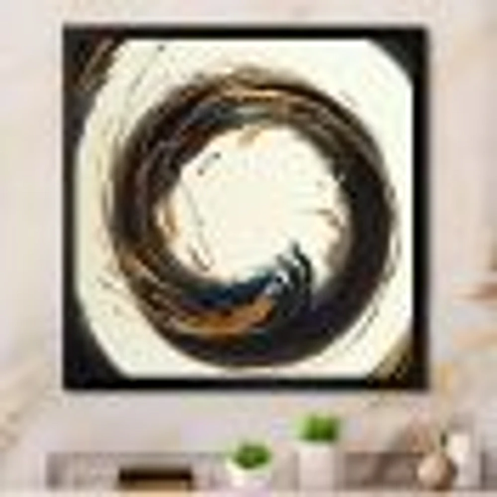 Gold Glamour Circle 1 Wall Art