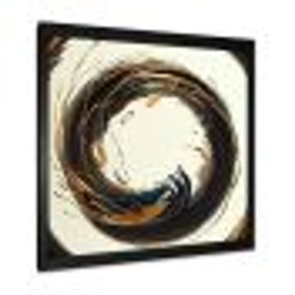 Gold Glamour Circle 1 Wall Art