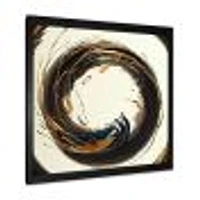Gold Glamour Circle 1 Wall Art