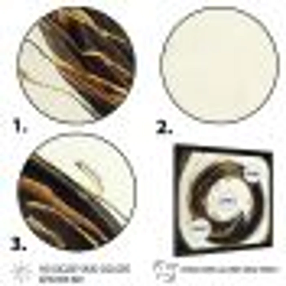 Gold Glamour Circle 1 Wall Art