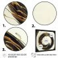 Gold Glamour Circle 1 Wall Art