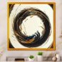 Gold Glamour Circle 1 Wall Art