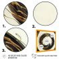 Gold Glamour Circle 1 Wall Art