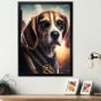 Beagle Gangster NYC Wall Art