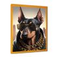 Doberman Gangster NYC I Wall Art