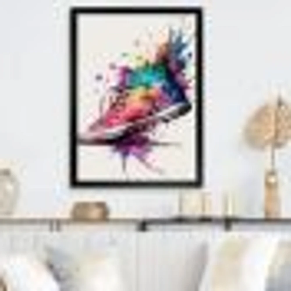 Multicolor Sneaker Shoe I Wall Art