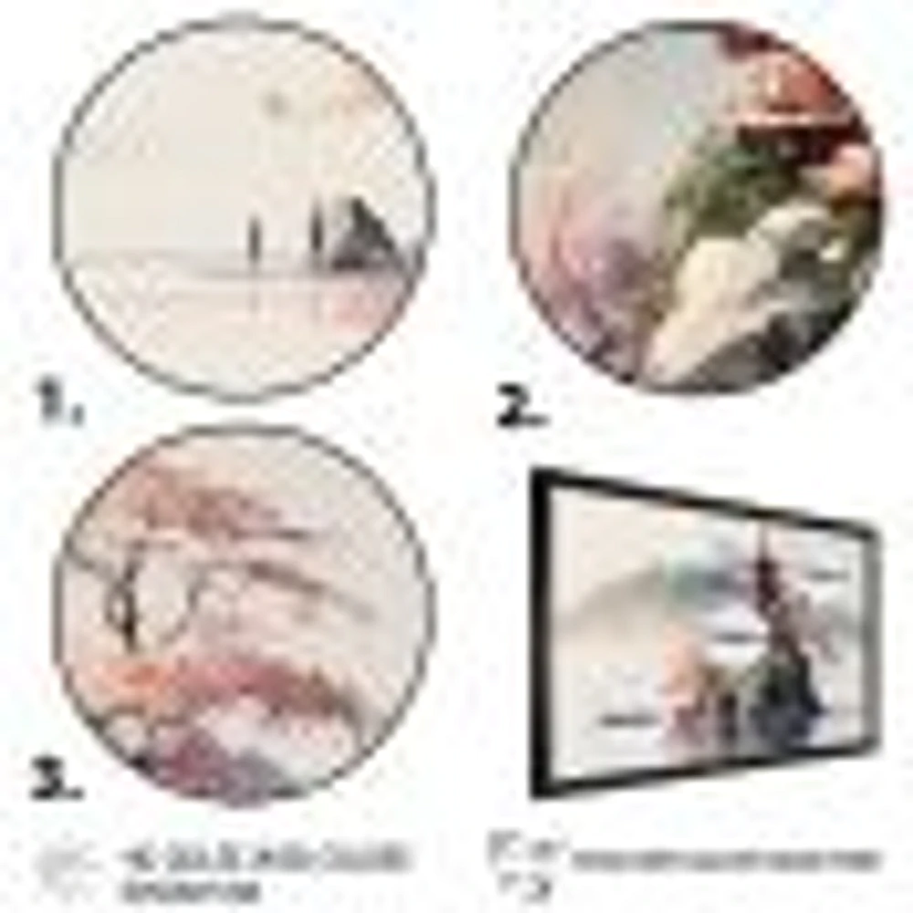 Japanese Landscape Watercolor I Wall Art