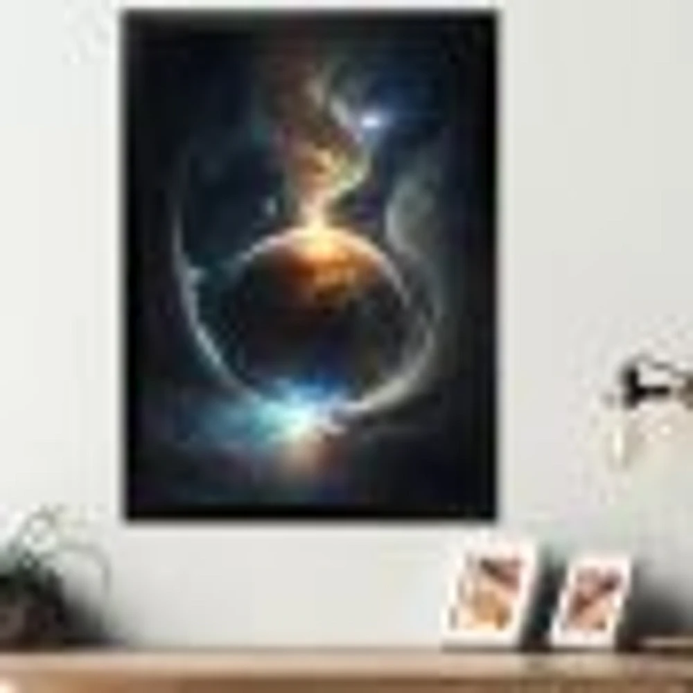 Deep Space Planet Fusion IV Wall Art