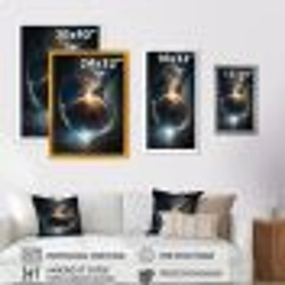 Deep Space Planet Fusion IV Wall Art