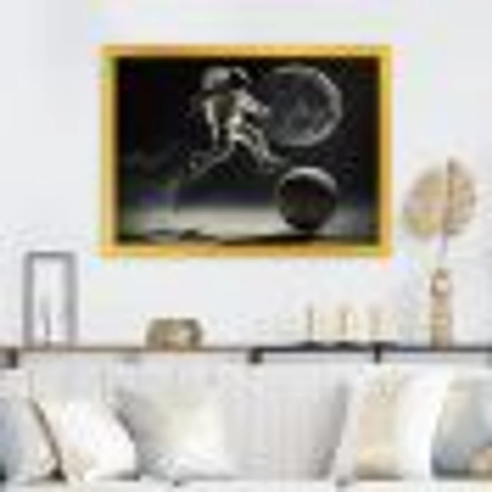 Soccer On The Moon Wall Art