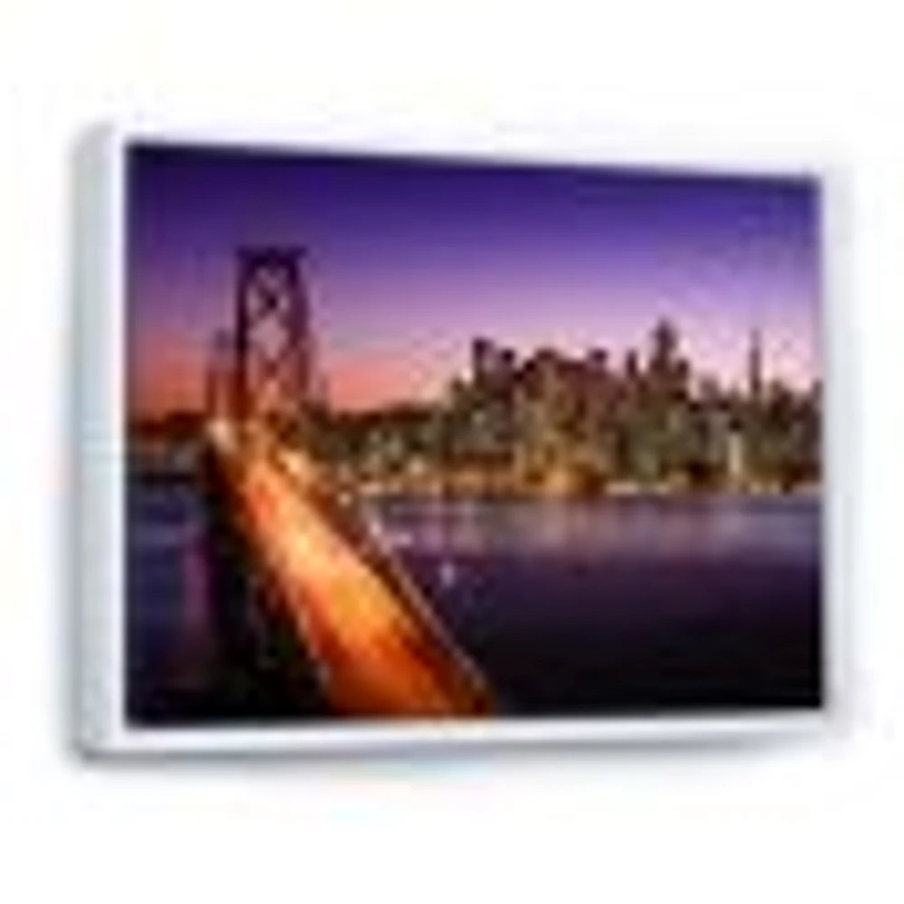 Toile  « San Francisco skyline and Bay Bridge »