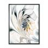 White Stained Glass  Wall Art Canvas