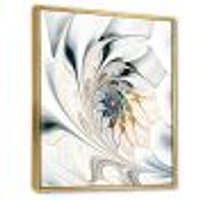 White Stained Glass  Wall Art Canvas