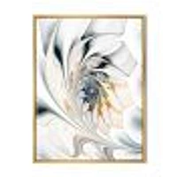 White Stained Glass  Wall Art Canvas