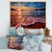 Toile imprimée « Peaceful Evening Beach View »