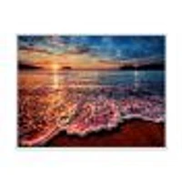 Toile imprimée « Peaceful Evening Beach View »