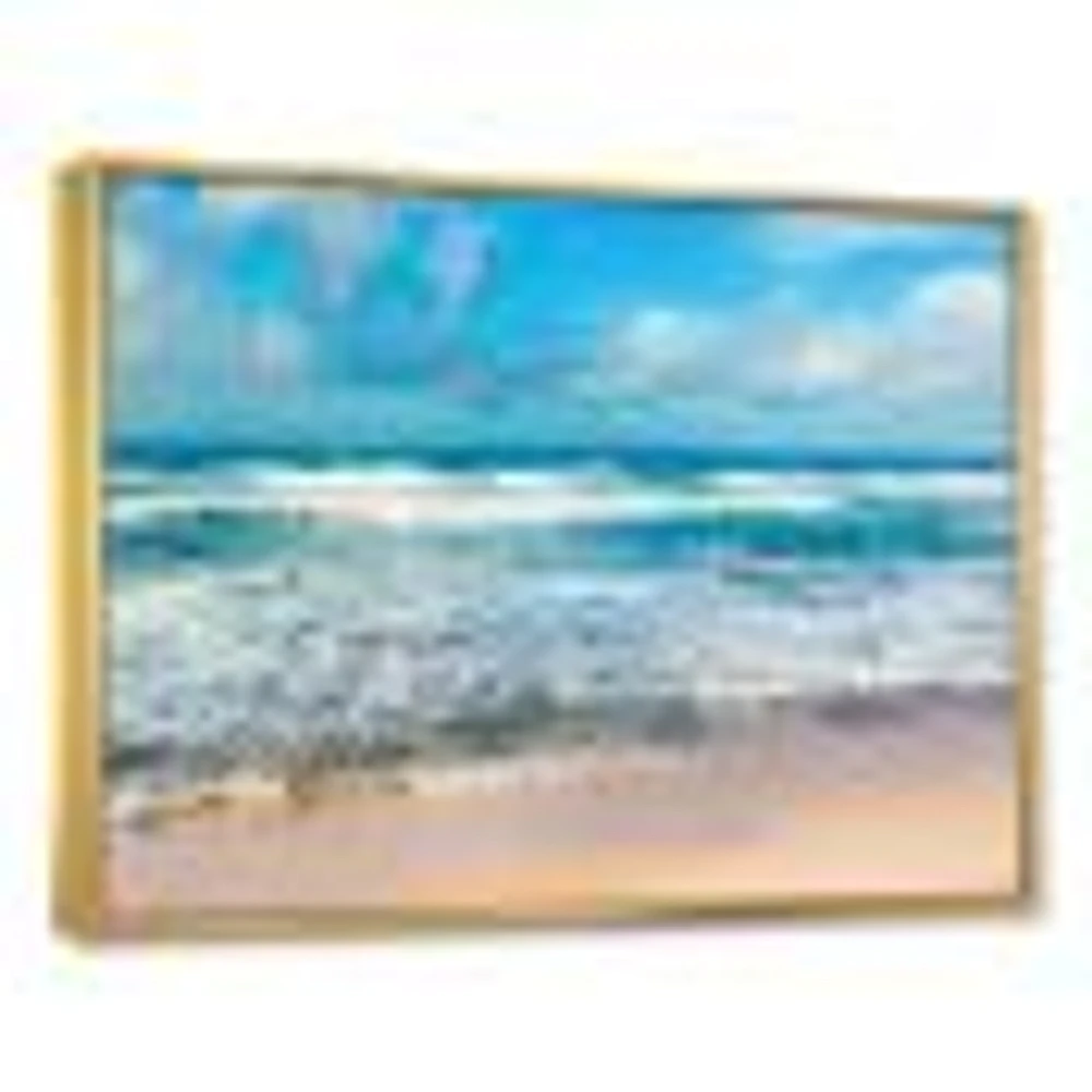 indian Ocean Panoramic View  Canvas Art