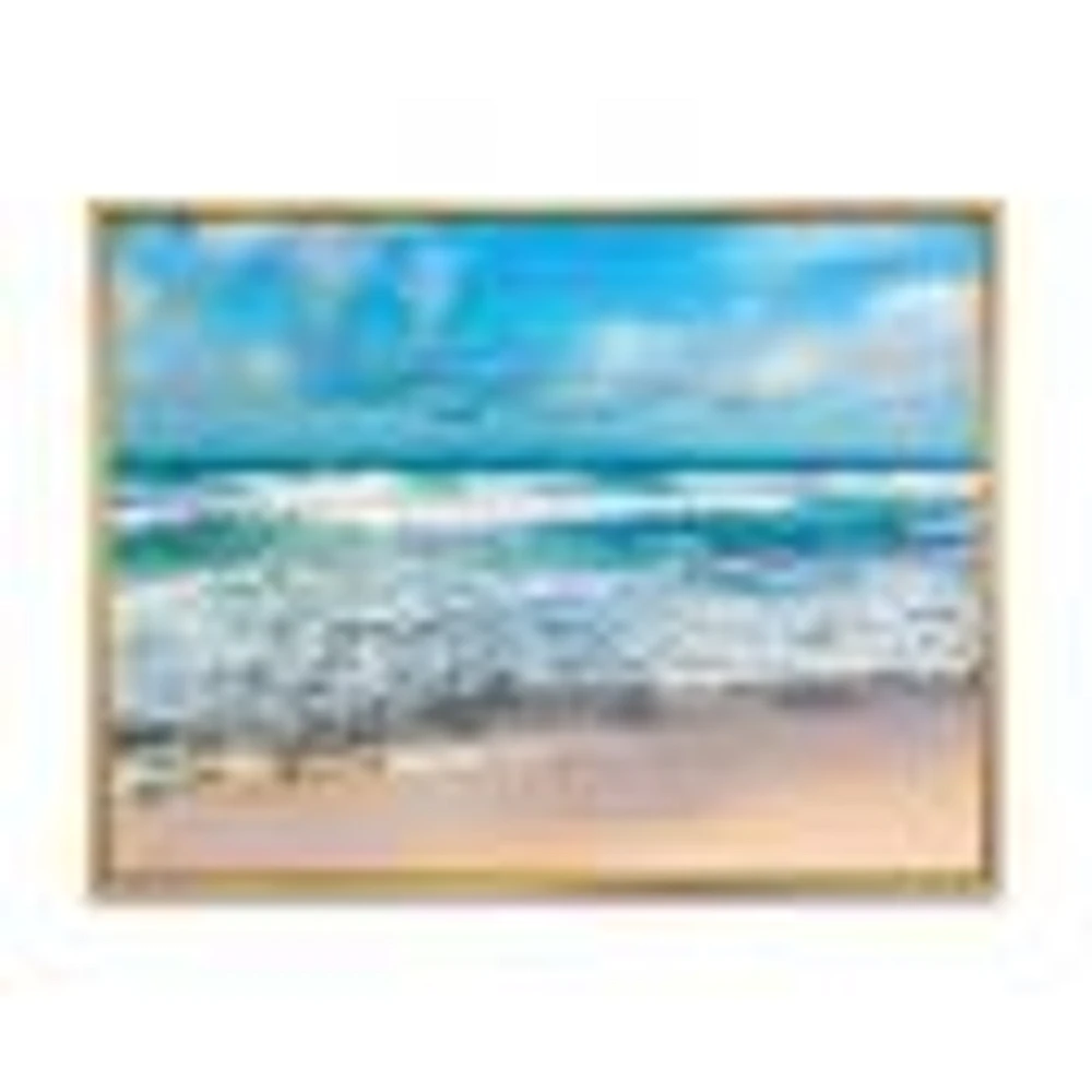 indian Ocean Panoramic View  Canvas Art