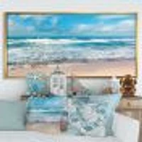 indian Ocean Panoramic View  Canvas Art