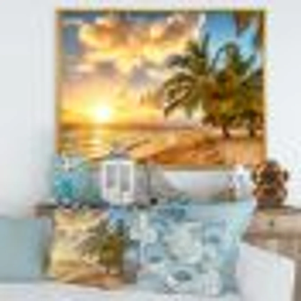 Toile  imprimée « Gorgeous Beach of Island Barbados »