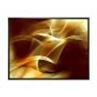 Toile  « Light Yellow Abstract Fractal Design »