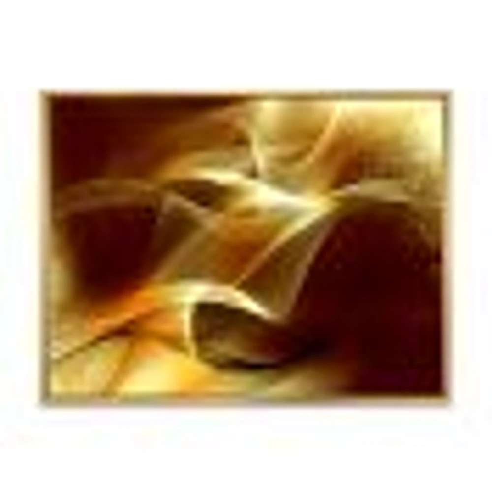 Toile  « Light Yellow Abstract Fractal Design »