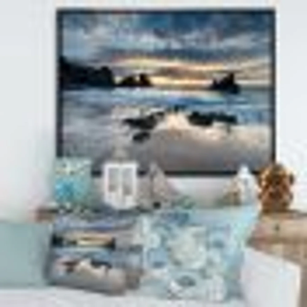 Beautiful Porthcothan Bay Canvas Wall Art