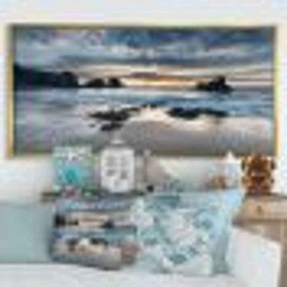 Beautiful Porthcothan Bay Canvas Wall Art