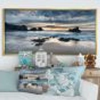 Beautiful Porthcothan Bay Canvas Wall Art