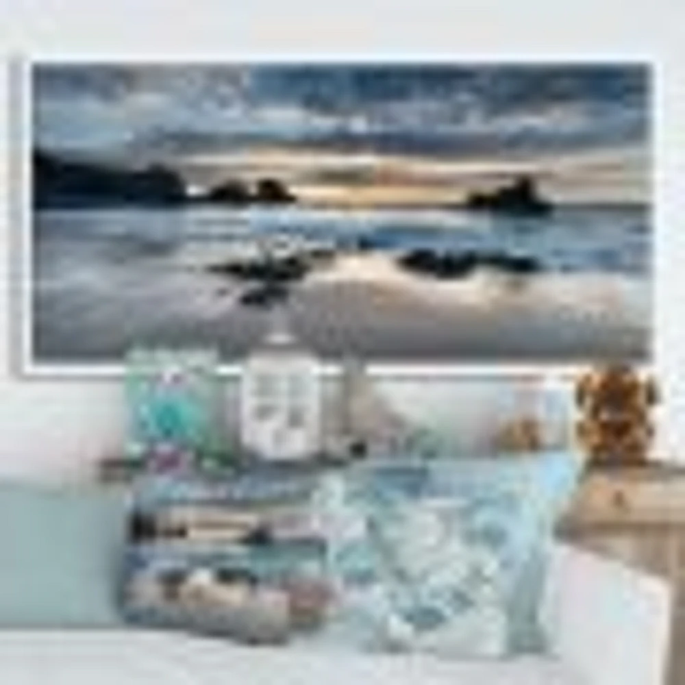 Beautiful Porthcothan Bay Canvas Wall Art