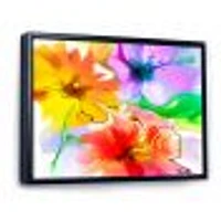 Bunch of Colorful Flowers Sketch  Wall Art