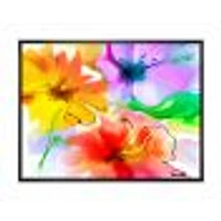 Bunch of Colorful Flowers Sketch  Wall Art