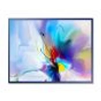 Abstract Creative Blue Flower Wall Art