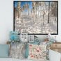 Winter Snow Covered Wood  Wall Art