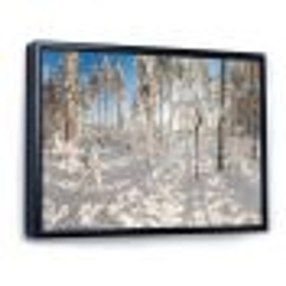 Winter Snow Covered Wood  Wall Art