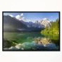 Green Mountain Lake the Alps  Wall Art