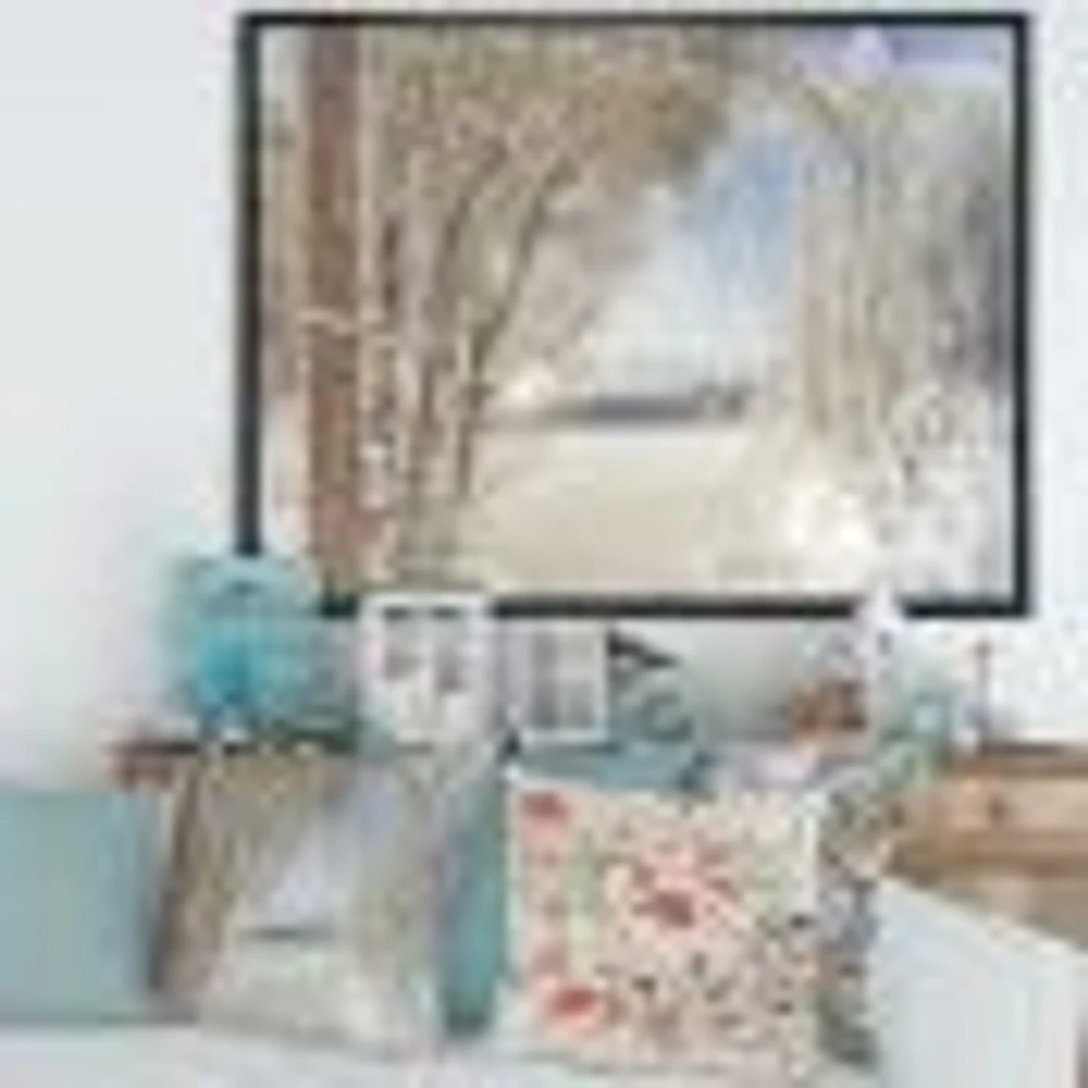 Toile « Lake Winter Woods