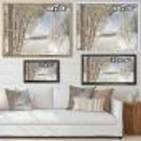 Lake Winter Woods  Wall Art